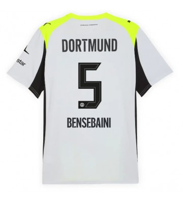Borussia Dortmund Ramy Bensebaini #5 Udebanetrøje 2025-26 Kortærmet